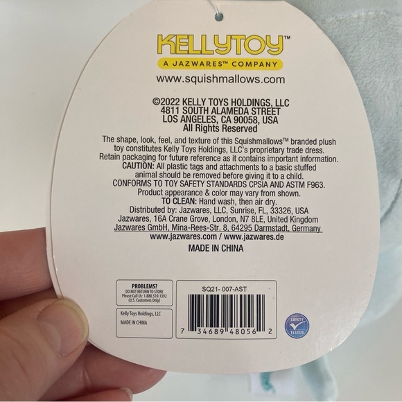 ✨NWT 7” Demir the Squeeze Mallow Squishmallows - Picture 8 of 15